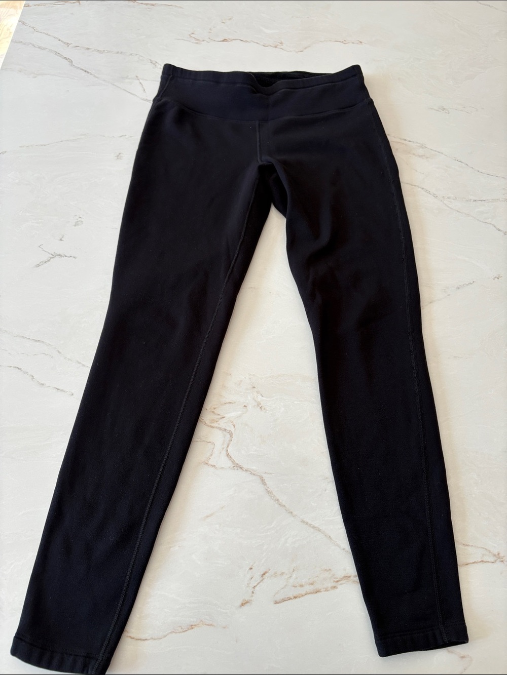 Athleta Black fleece lined High-Rise Performance Leggings